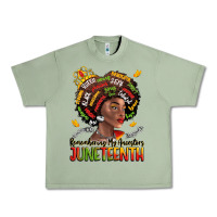 Oil Green remembering my ancestors juneteenth Urban Heavy Tee - LillyAllenDesigns