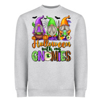 Heather Grey Halloween with My Gnomes Heavyweight Sweatshirt - texasbilliewilder