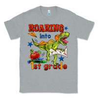 Heather Grey roaring into 1st grade Classic Tee - BundleAndBundleShop