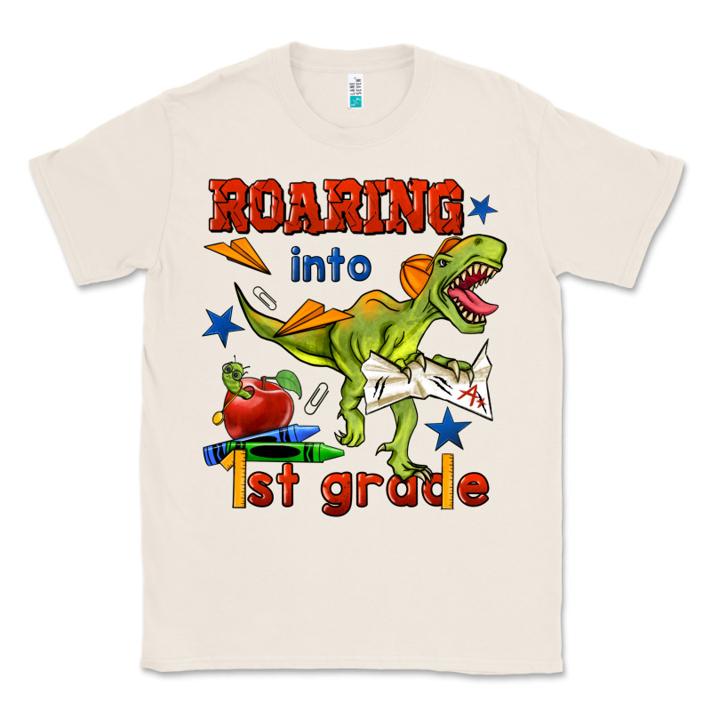 Roaring Into 1st Grade Classic Tee by BundleAndBundleShop | Teevron