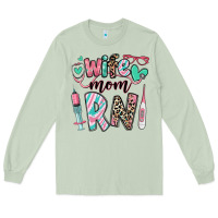 Matcha wife mom rn registered nurse Long Sleeve Tee - RanaPortraitStore