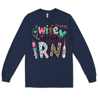 Navy wife mom rn registered nurse Long Sleeve Tee - RanaPortraitStore