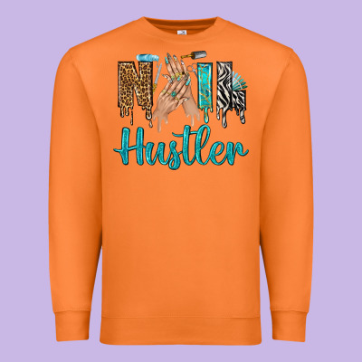 Nail Hustler Bbs Premium Sweatshirt Designed By Bundleandbundleshop