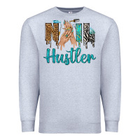 Heather Grey nail hustler bbs Premium Sweatshirt - BundleAndBundleShop