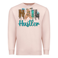 Pale Pink nail hustler bbs Premium Sweatshirt - BundleAndBundleShop