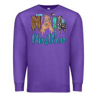 Purple nail hustler bbs Premium Sweatshirt - BundleAndBundleShop