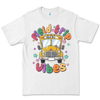 White field trip vibes Premium Tee - MaliasSmallBusiness