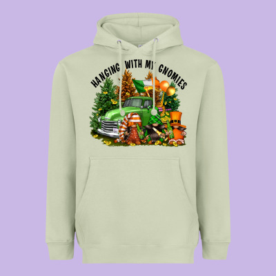 St. Patricks Day Hanging With My Gnomies Heavyweight Hoodie Designed By Fadigitalartstudio