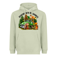 Matcha St. Patricks Day hanging with my gnomies Heavyweight Hoodie - FaDigitalArtStudio