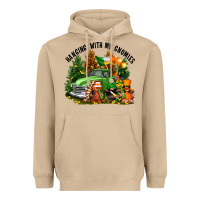 Mushroom St. Patricks Day hanging with my gnomies Heavyweight Hoodie - FaDigitalArtStudio