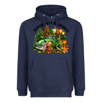 Navy St. Patricks Day hanging with my gnomies Heavyweight Hoodie - FaDigitalArtStudio