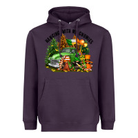 Plum St. Patricks Day hanging with my gnomies Heavyweight Hoodie - FaDigitalArtStudio