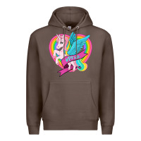 Coffee pride lgbtq unicorn Premium Hoodie - OliviaCreatesArt