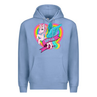 Colony Blue pride lgbtq unicorn Premium Hoodie - OliviaCreatesArt