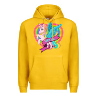 Lemon pride lgbtq unicorn Premium Hoodie - OliviaCreatesArt