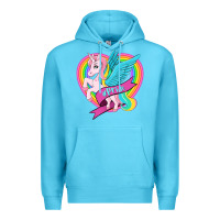 Ocean Blue pride lgbtq unicorn Premium Hoodie - OliviaCreatesArt