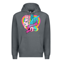 Rock pride lgbtq unicorn Premium Hoodie - OliviaCreatesArt