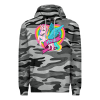 Slate Camo pride lgbtq unicorn Premium Hoodie - OliviaCreatesArt