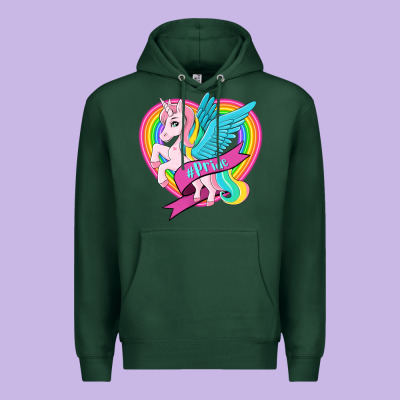 Pride Lgbtq Unicorn Premium Hoodie Designed By Oliviacreatesart