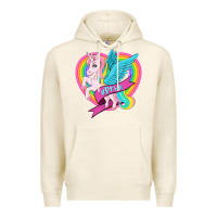 Tofu pride lgbtq unicorn Premium Hoodie - OliviaCreatesArt