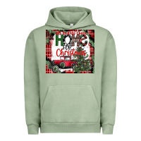 Pigment Oil Green christmas homecoming celebration Urban Hoodie - CowhideDigitalArt