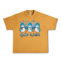 Peanut Butter snowman hello winter Urban Heavy Tee - JahusDesignShop