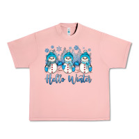 Salmon snowman hello winter Urban Heavy Tee - JahusDesignShop