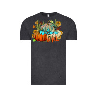 Vintage Black Welcome Fall Pumpkins Vintage Tee - BundleAndBundleShop