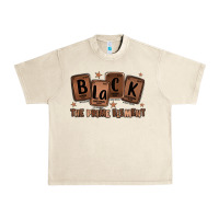 Sandshell black the prime element melanin Urban Heavy Tee - LillyAllenDesigns