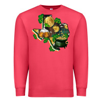 Cardinal texas map st patrick's day Premium Sweatshirt - FaDigitalArtStudio