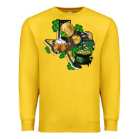 Lemon texas map st patrick's day Premium Sweatshirt - FaDigitalArtStudio