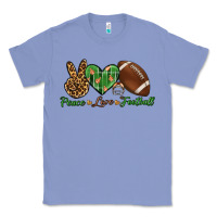 Colony Blue peace love football Classic Tee - BundleAndBundleShop