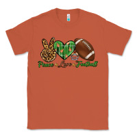 Copper peace love football Classic Tee - BundleAndBundleShop