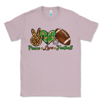 Lilac peace love football Classic Tee - BundleAndBundleShop