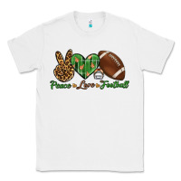 White peace love football Classic Tee - BundleAndBundleShop