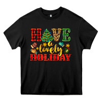 Black have a lovely holiday with gloves Heavy Core Tee - AdoDesignShop