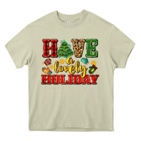 Mossy have a lovely holiday with gloves Heavy Core Tee - AdoDesignShop