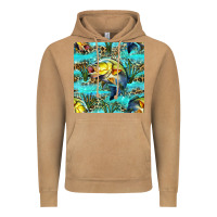 Vintage Camel Lake Fish And Reeds With Leopard Seamless Pattern Bbs Vintage Hoodie - BundleAndBundleShop