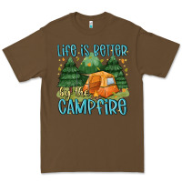 Cacao life is better by the camp fire Premium Tee - MaliasSmallBusiness