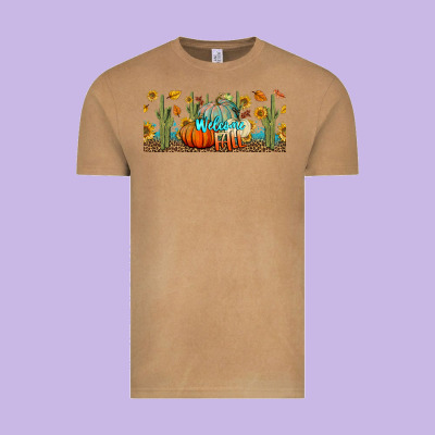 Welcome Fall Vintage Tee Designed By Bundleandbundleshop