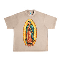 French Oak our lady of guadalupe Urban Heavy Tee - LillyAllenDesigns