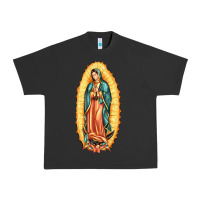 Pigment Black our lady of guadalupe Urban Heavy Tee - LillyAllenDesigns