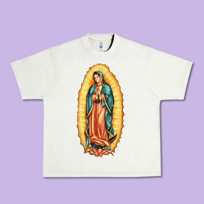 Our Lady Of Guadalupe Urban Heavy Tee Designed By Lillyallendesigns