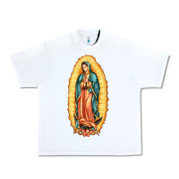 White our lady of guadalupe Urban Heavy Tee - LillyAllenDesigns