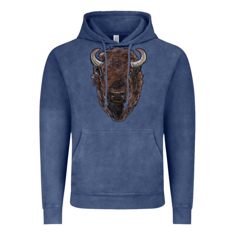 American Bison Vintage Hoodie by RanaPortraitStore | Teevron