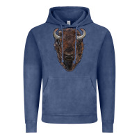 Vintage Denim american bison Vintage Hoodie - RanaPortraitStore