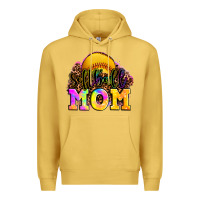 Antique Gold softball mom Premium Hoodie - OliviaCreatesArt