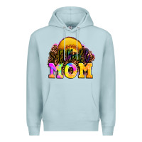 Blue Mist softball mom Premium Hoodie - OliviaCreatesArt