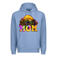 Colony Blue softball mom Premium Hoodie - OliviaCreatesArt