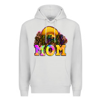 Dove Grey softball mom Premium Hoodie - OliviaCreatesArt
